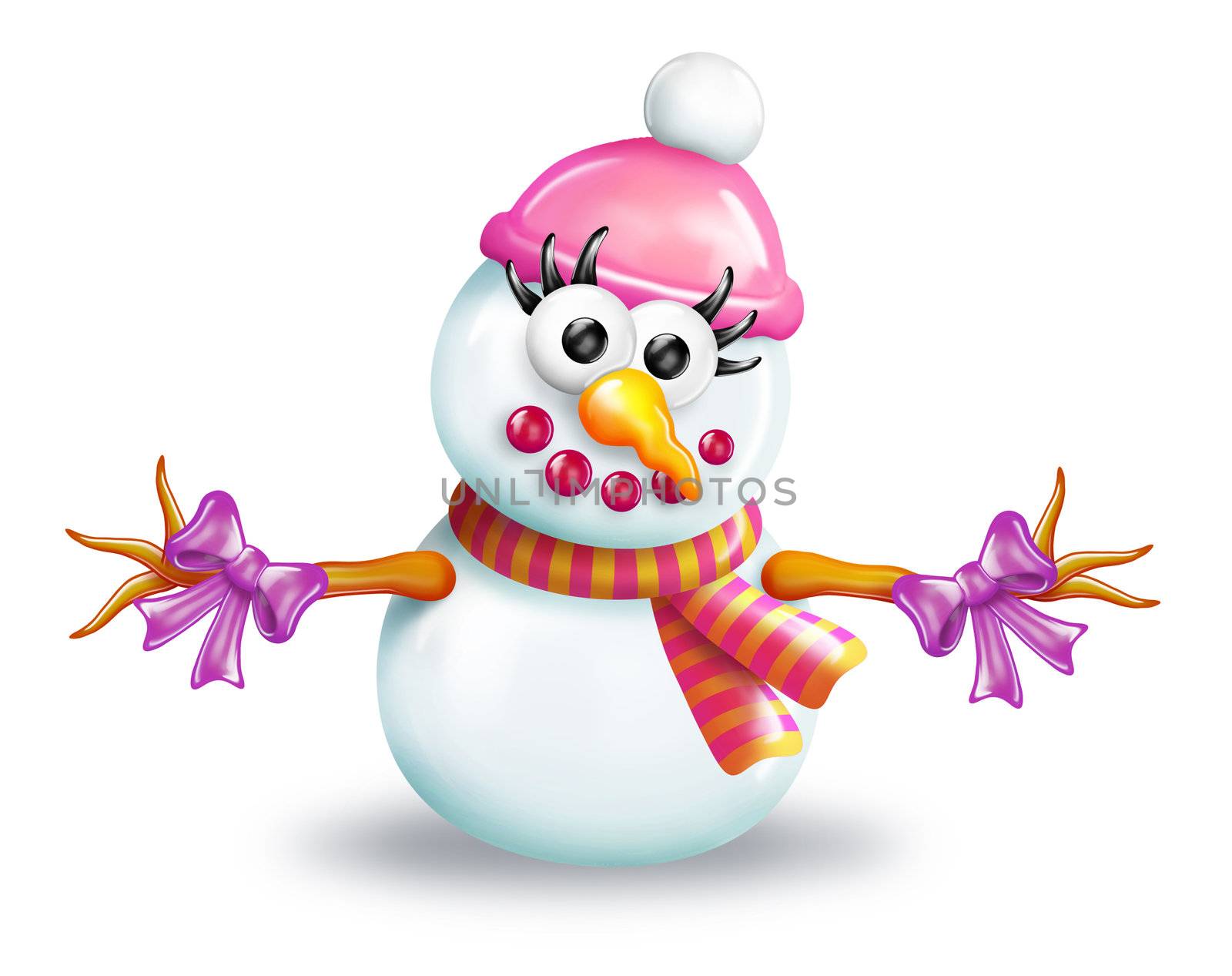Shiny Snowman Girl by komodoempire
