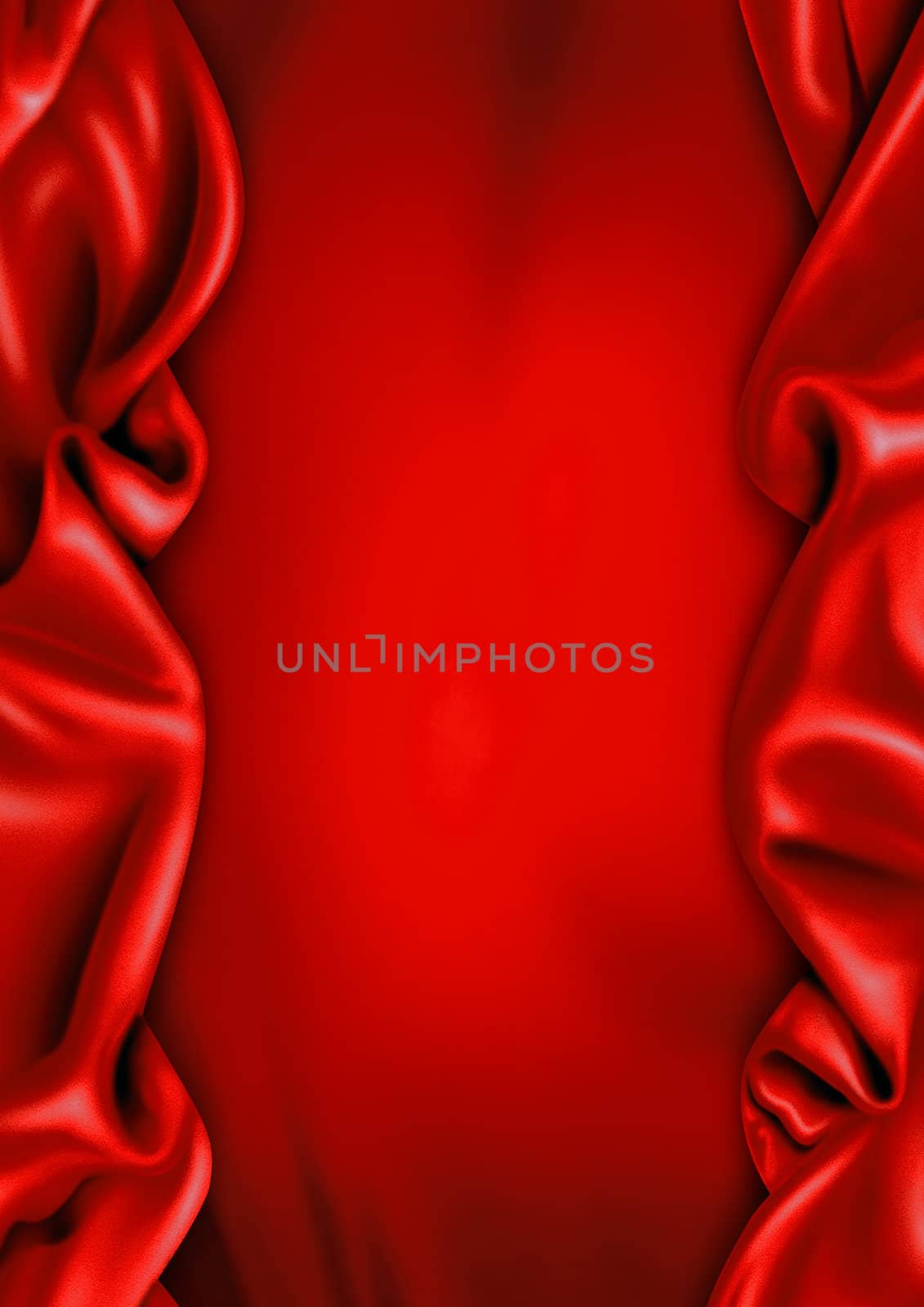 Red satin fabric background by 4ustudio