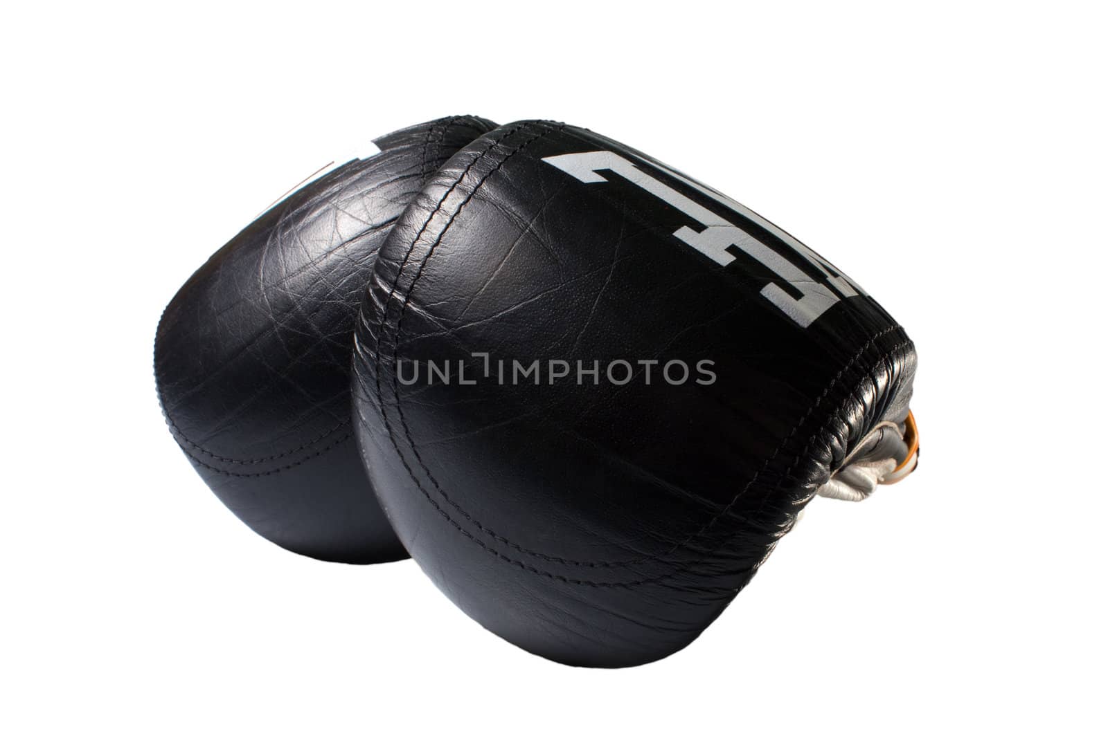 Boxing gloves on a neutral background