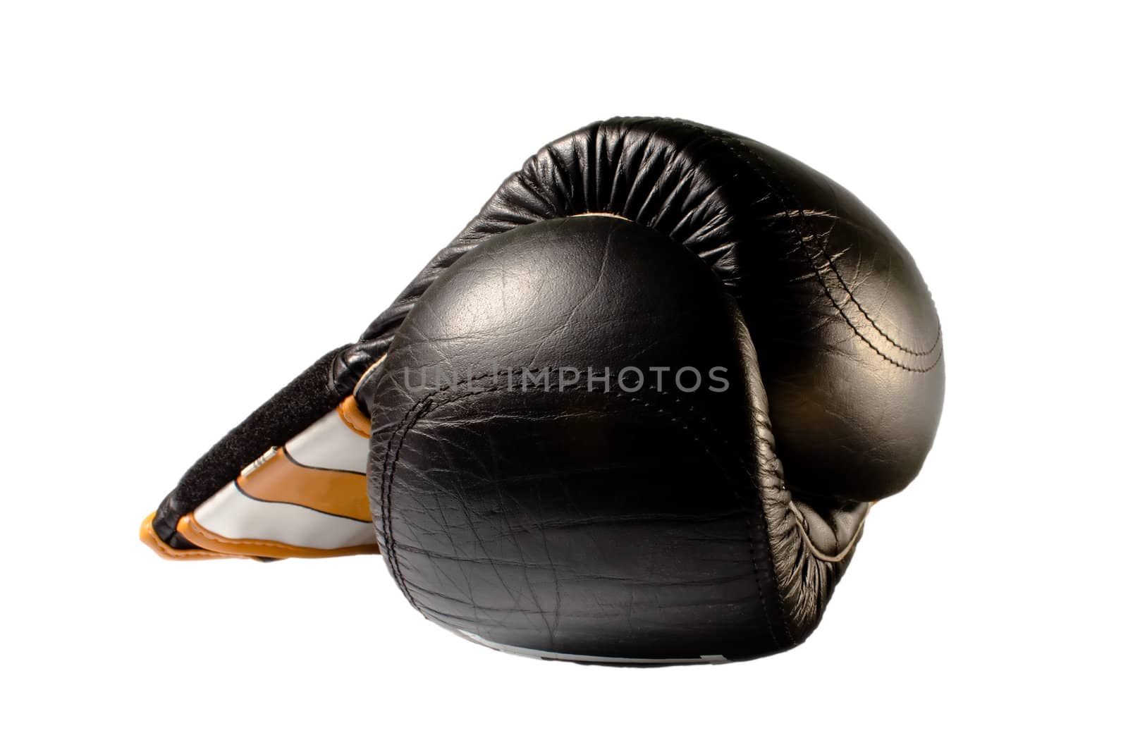 Boxing gloves on a neutral background