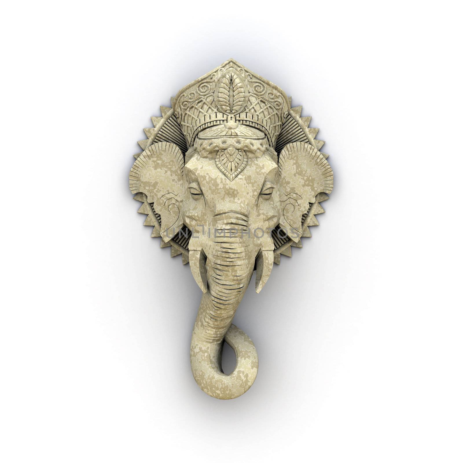 elephant sculpture by magann