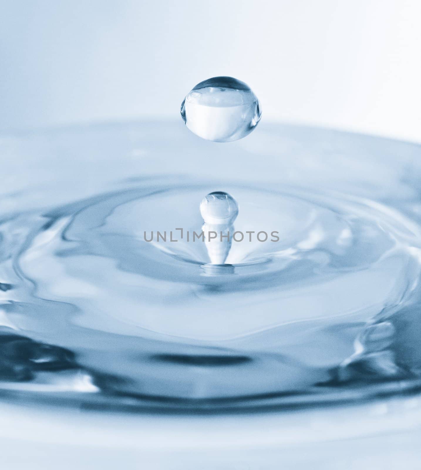 drop falling in water by gewoldi