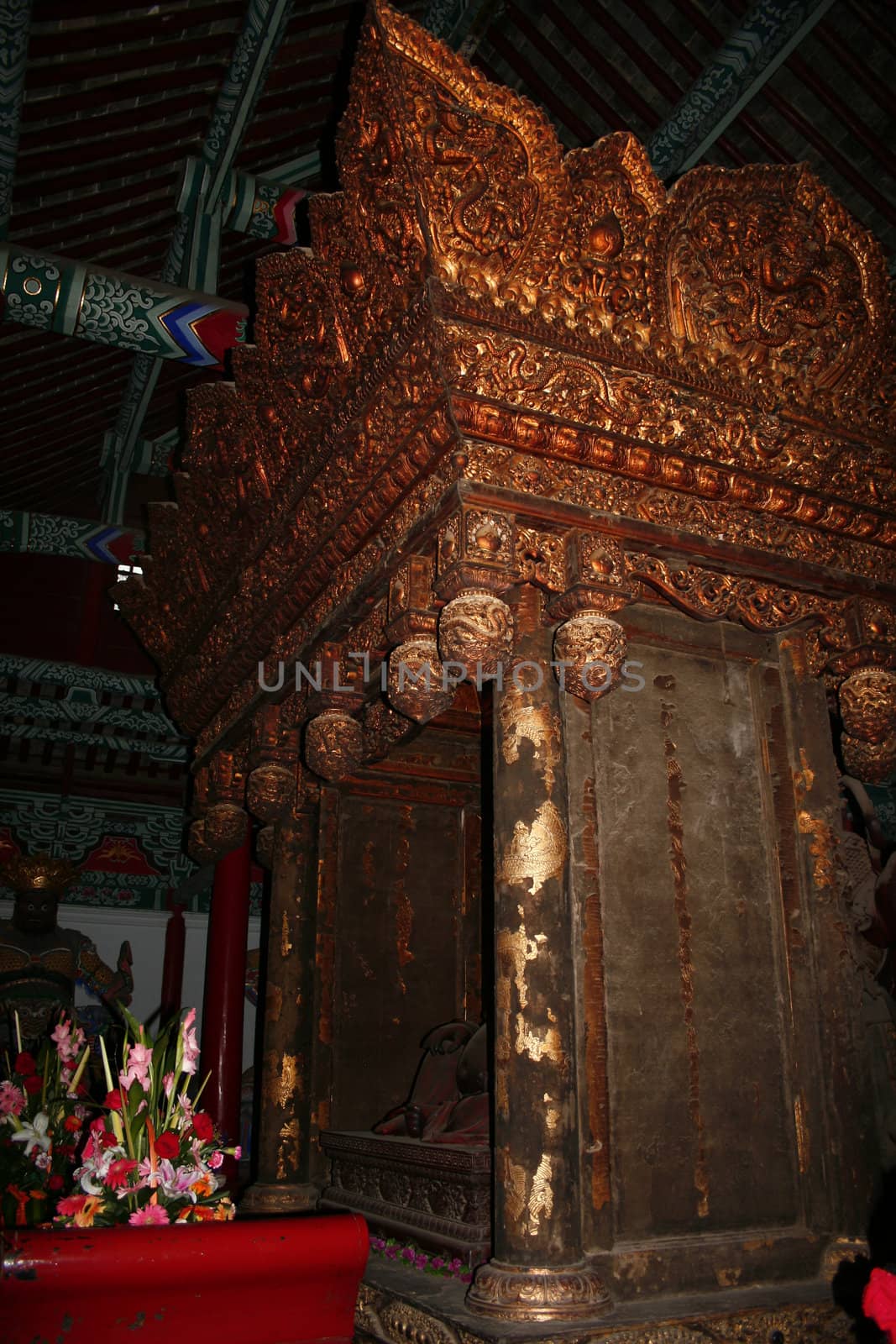 Buddha in the temple of the white horse by koep