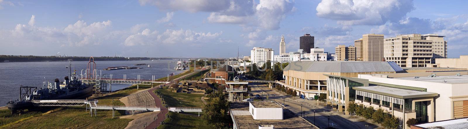 Baton Rouge Panorama by benkrut