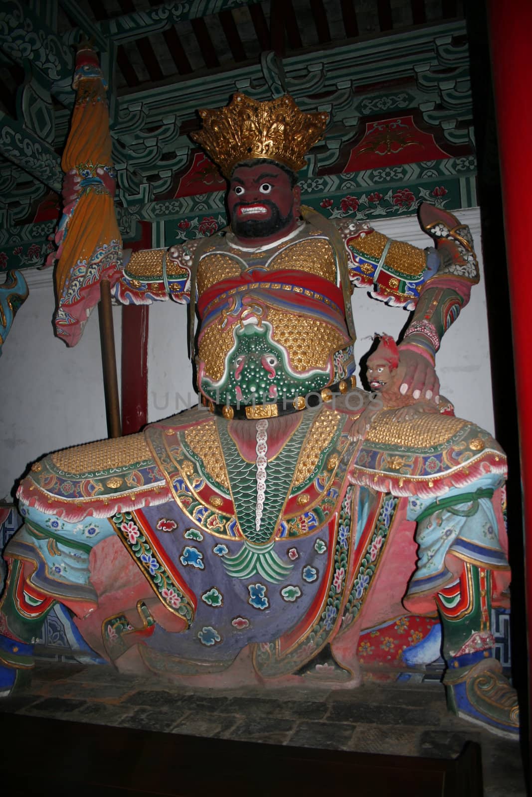 Guardian Deity of the temple of the white horse by koep