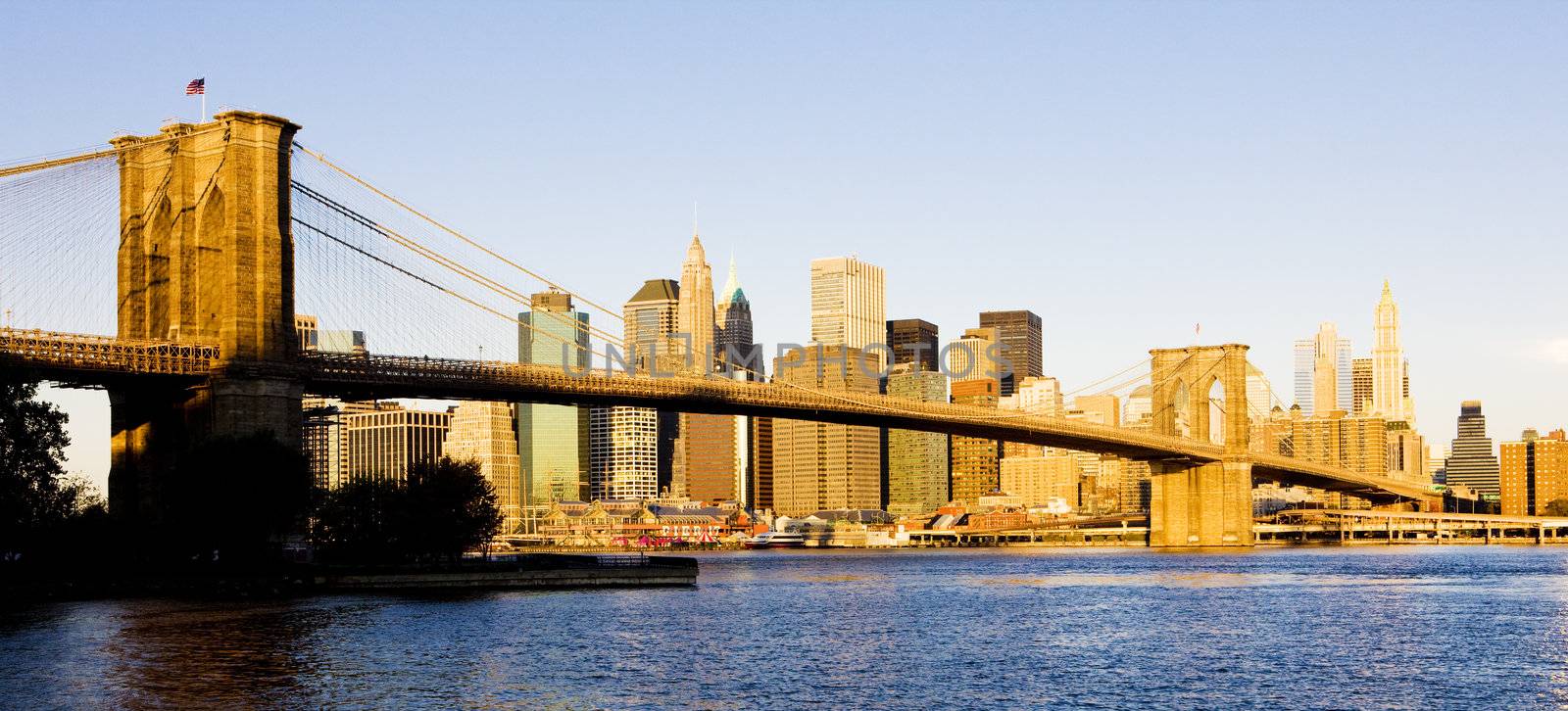 Brooklyn Bridge, Manhattan, New York City, USA by phbcz