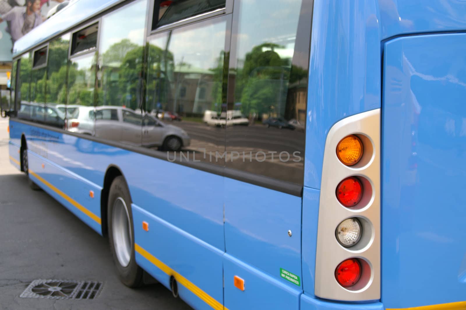 Back of the bus from Poland