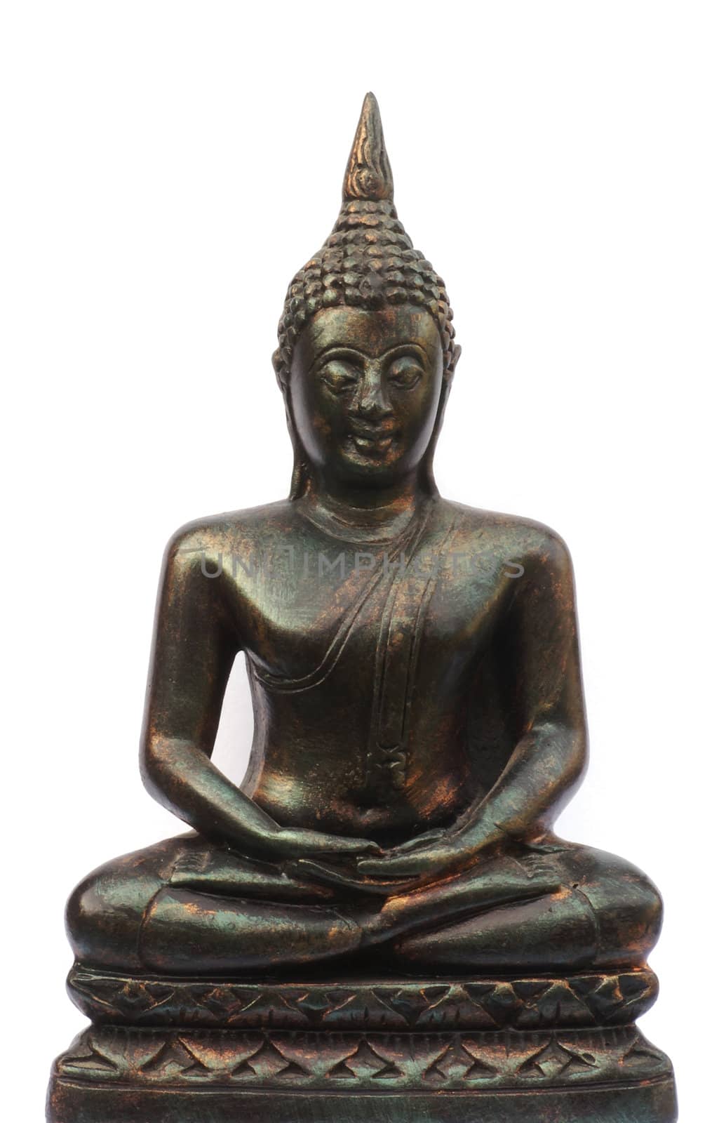 Sitting buddha. by SasPartout