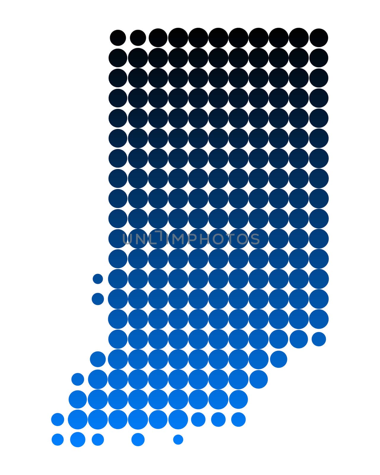 Map of Indiana by rbiedermann