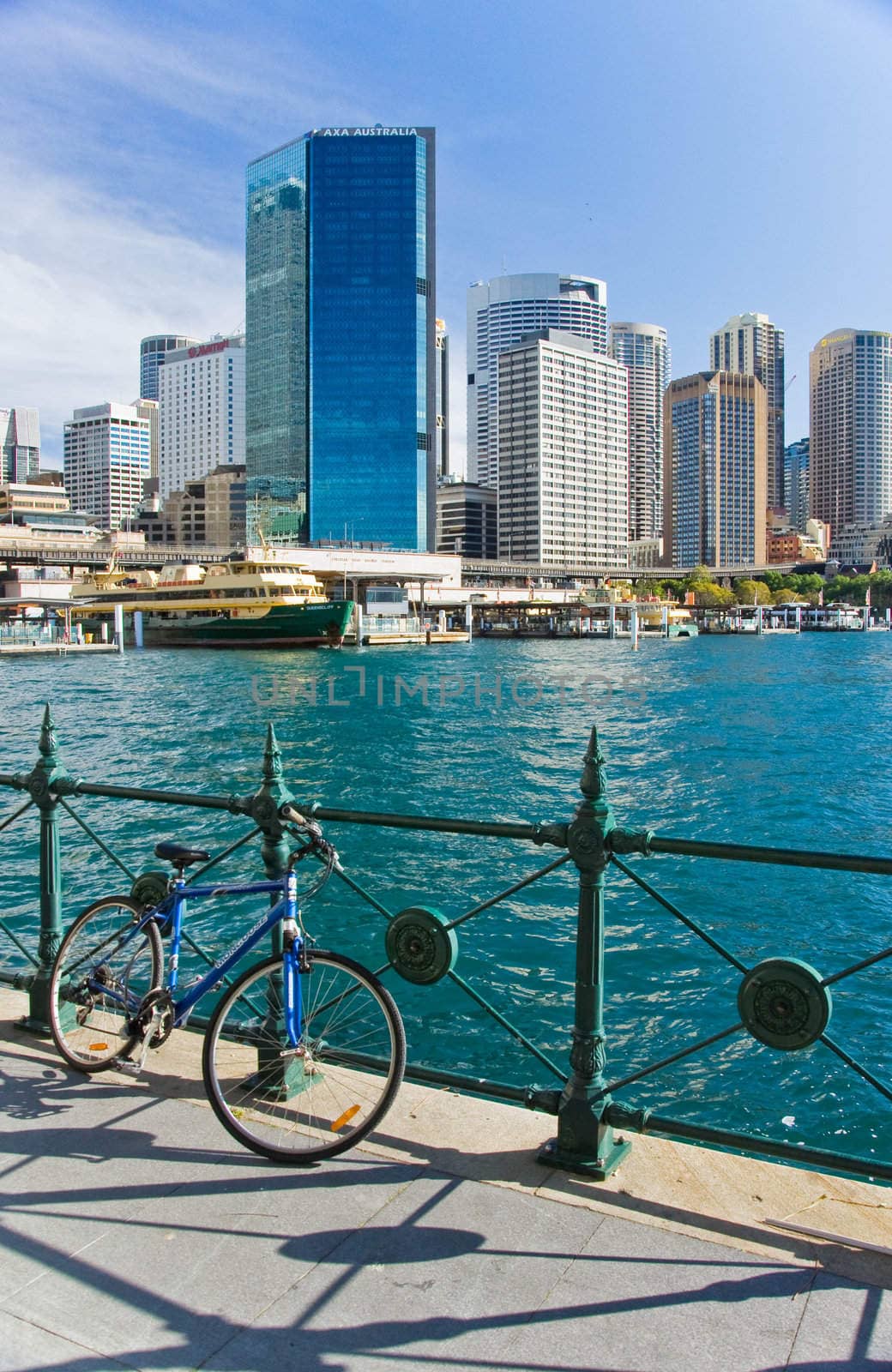 the bay and the skyline of sydney, australia