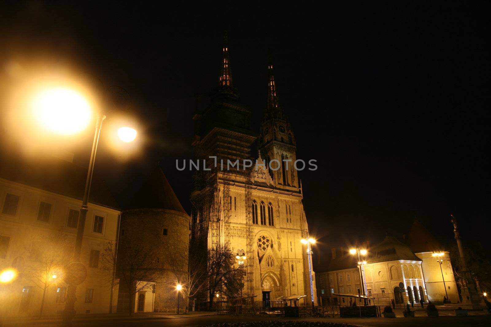 Zagreb cathedral by atlas