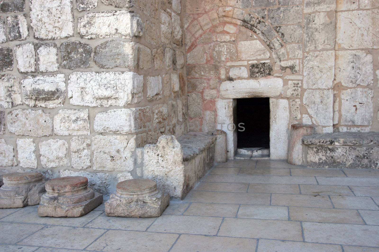 Bethlehem Basilica of the Nativity, Entrance by atlas