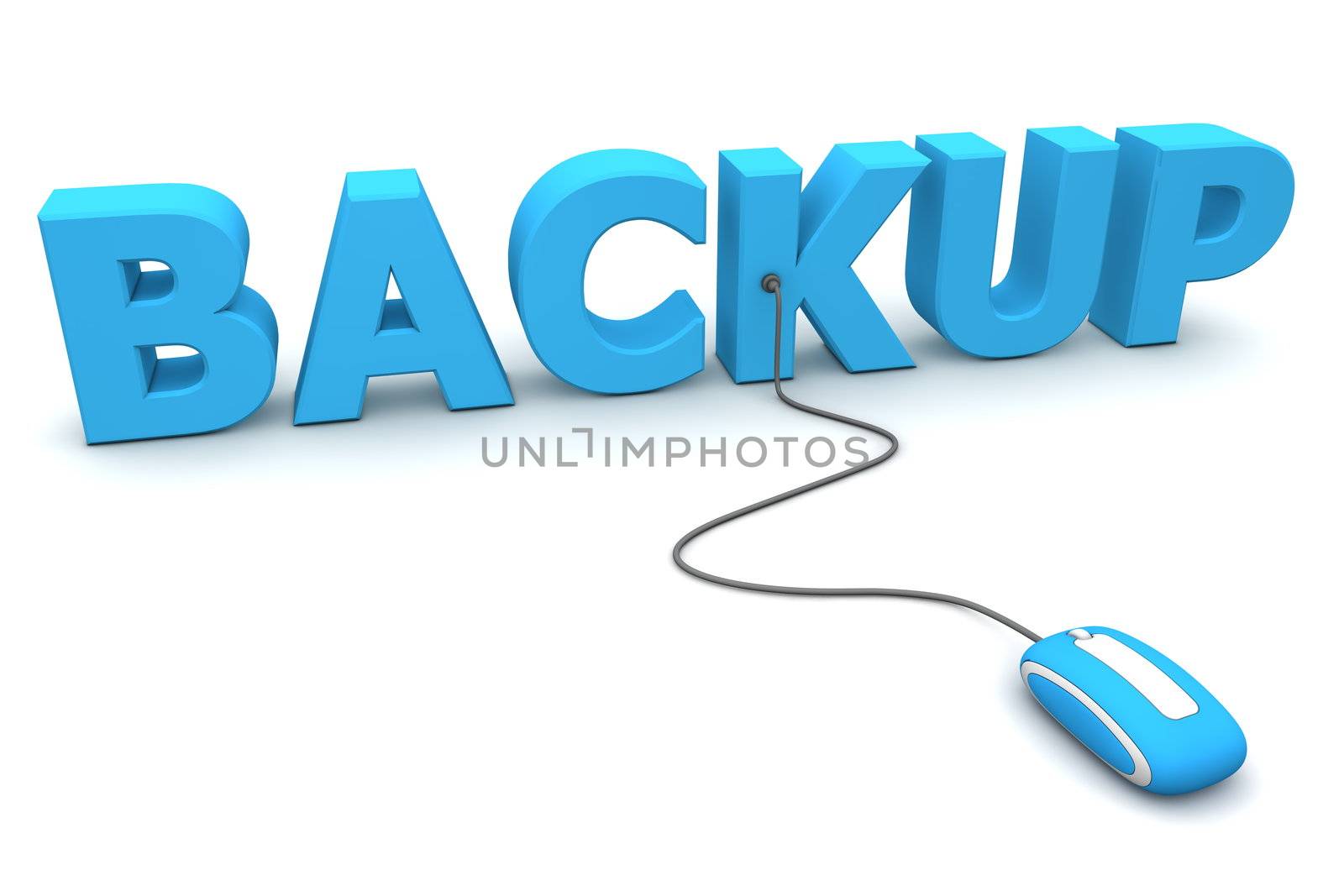 Browse the Blue Backup - Blue Mouse by PixBox