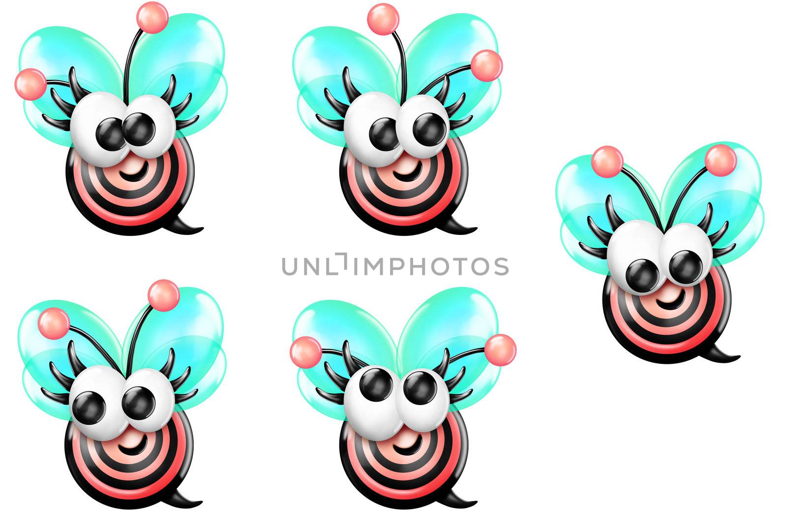 Bullseye Bee Girl Front by komodoempire