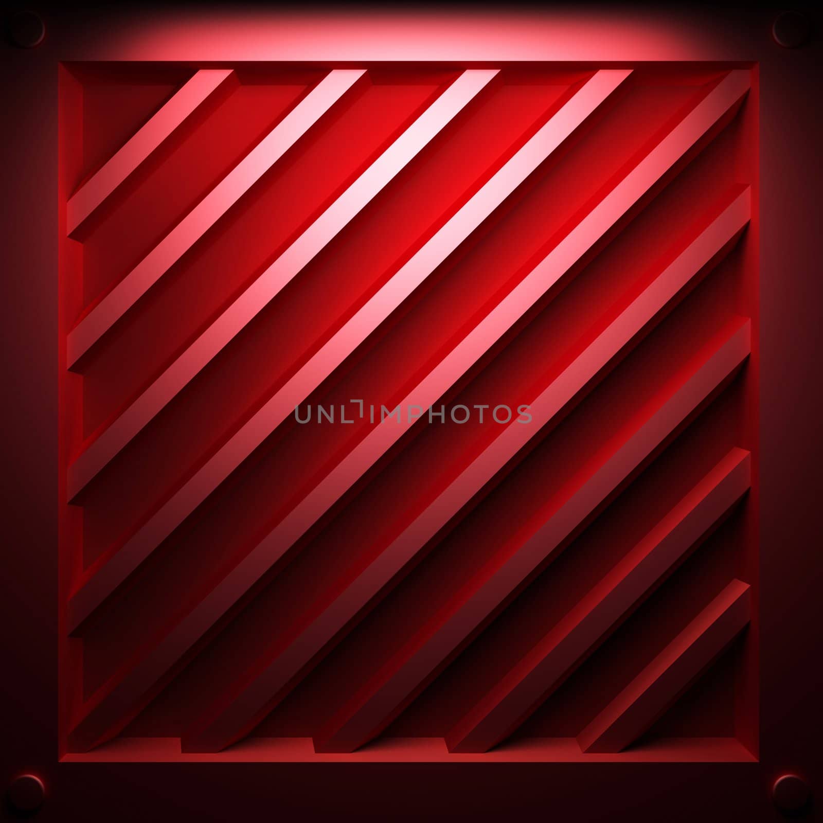 abstract plate made in 3D graphics