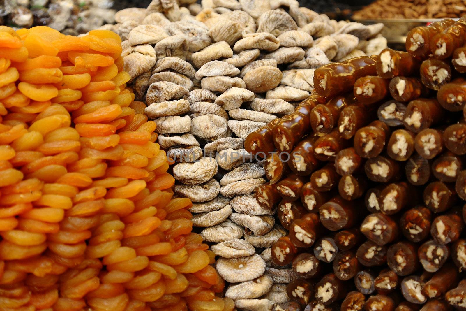 Assortment of dried fruits by shamtor