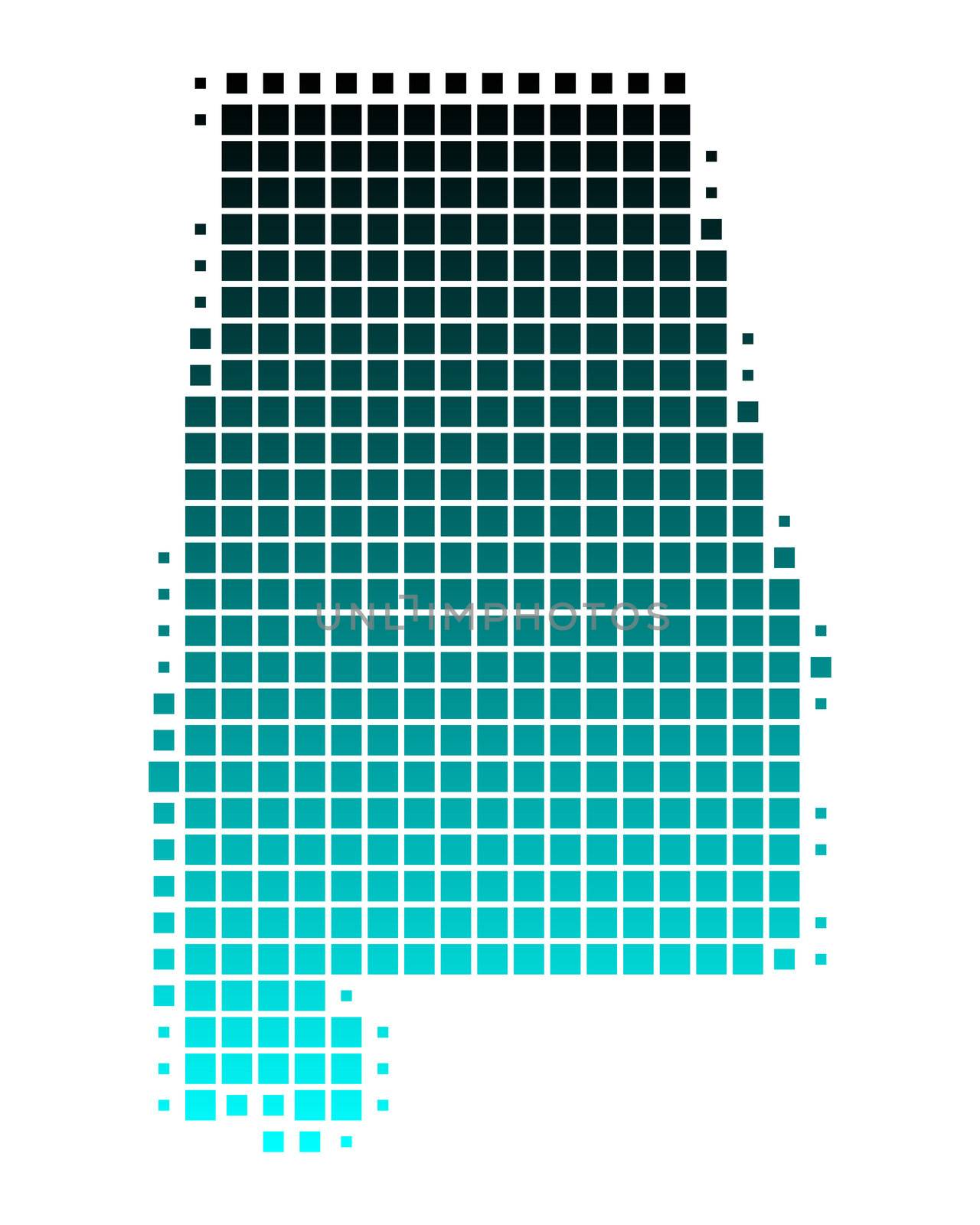 Map of Alabama by rbiedermann