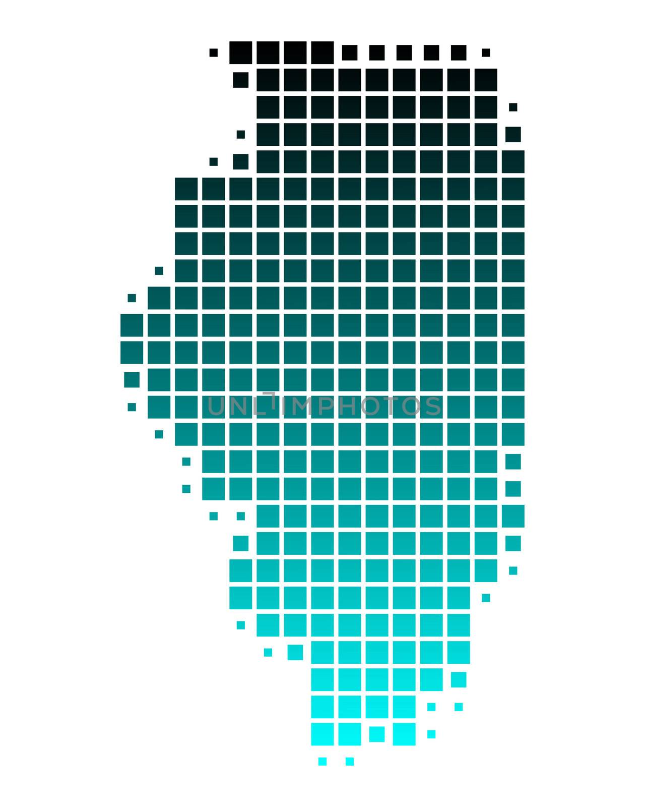 Map of Illinois by rbiedermann