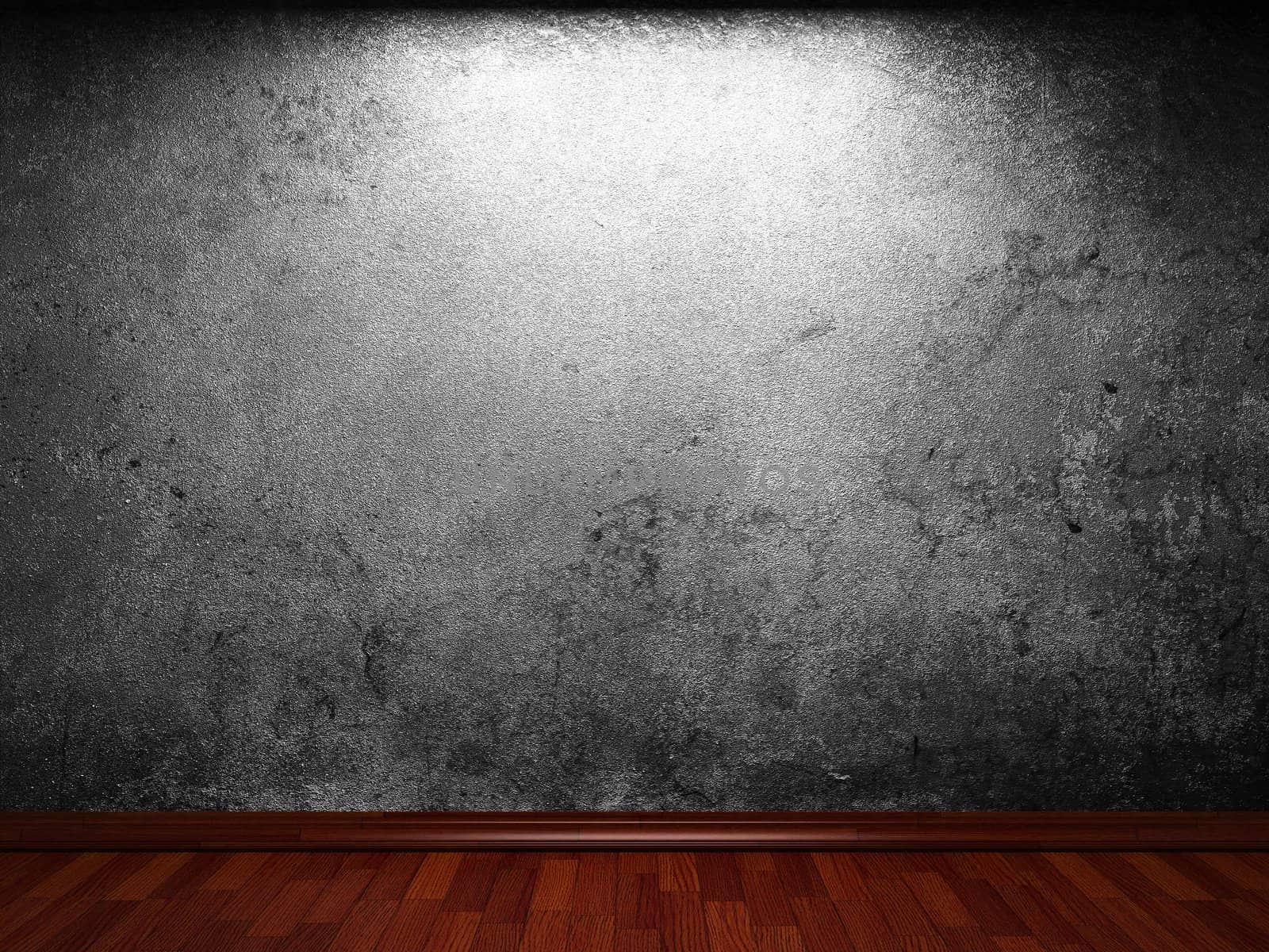 old concrete wall made in 3D graphics