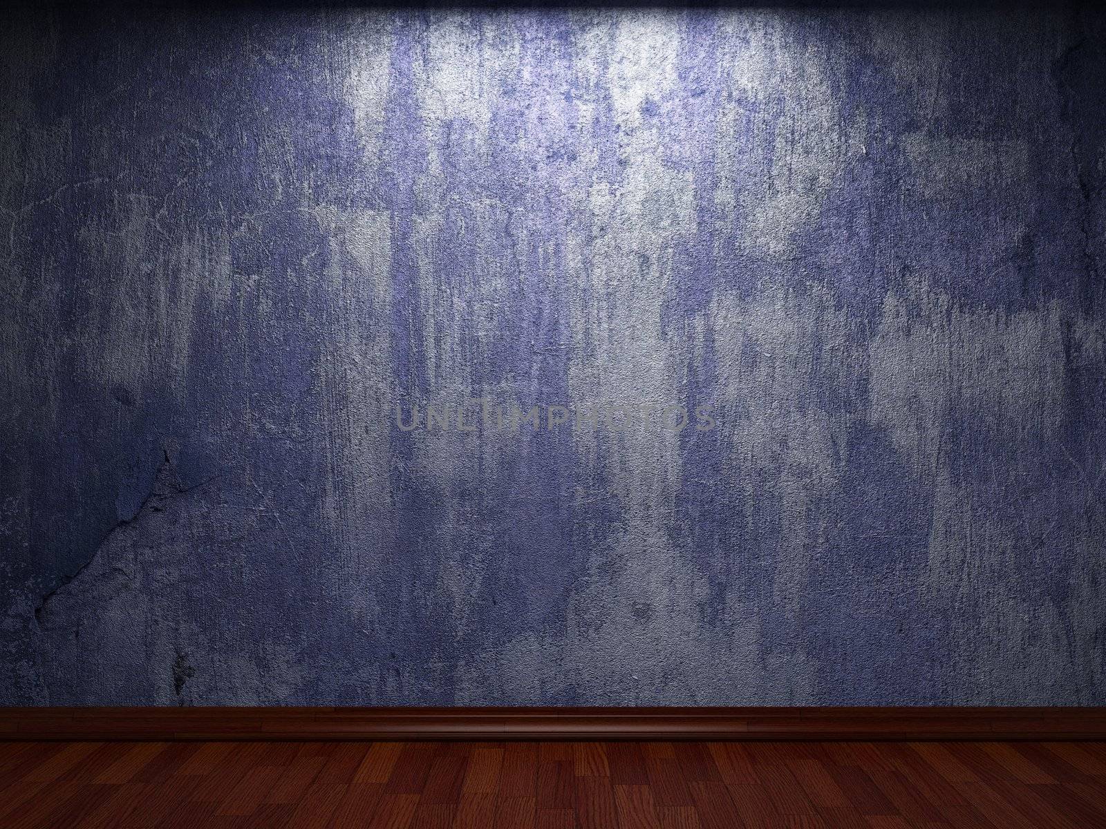 old concrete wall made in 3D graphics