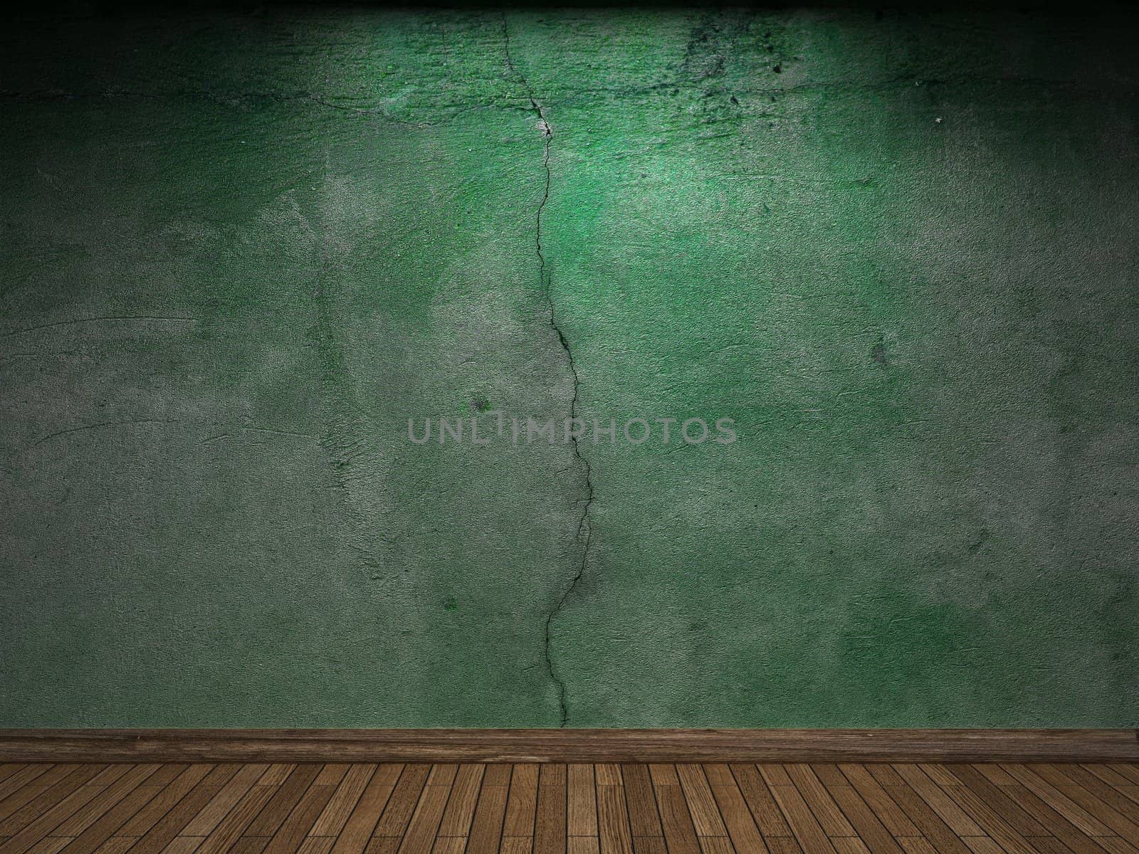 old concrete wall made in 3D graphics