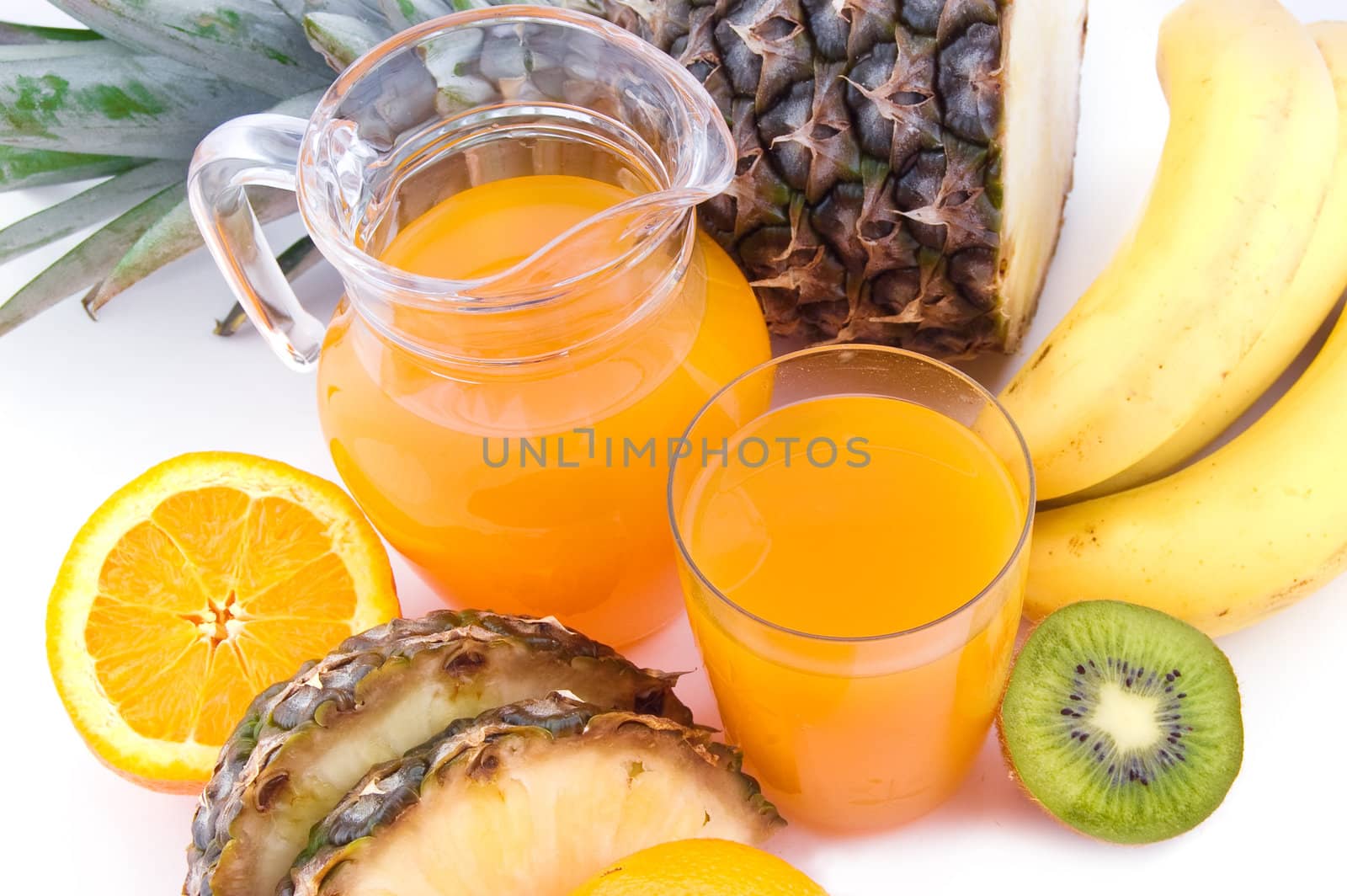 Multivitamin juice and fruits by Angel_a