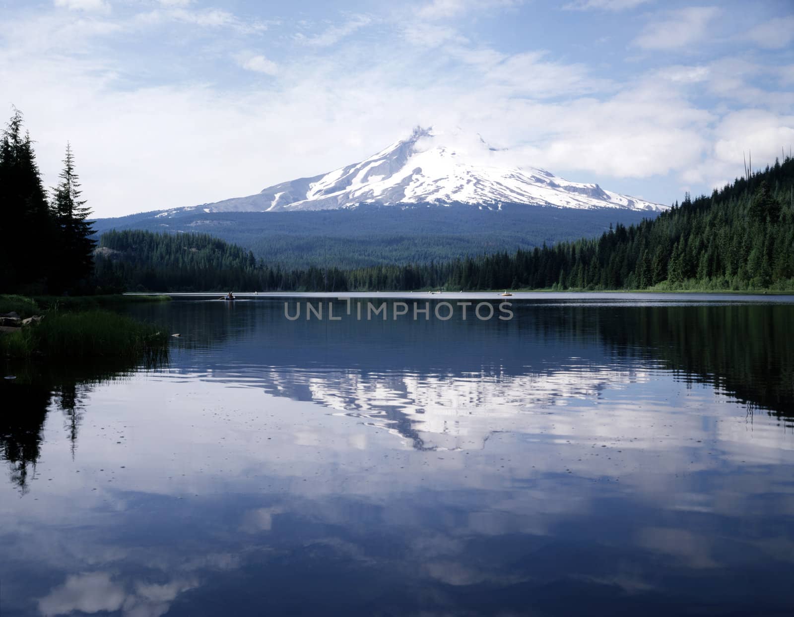 Mt Hood and Trillium lake