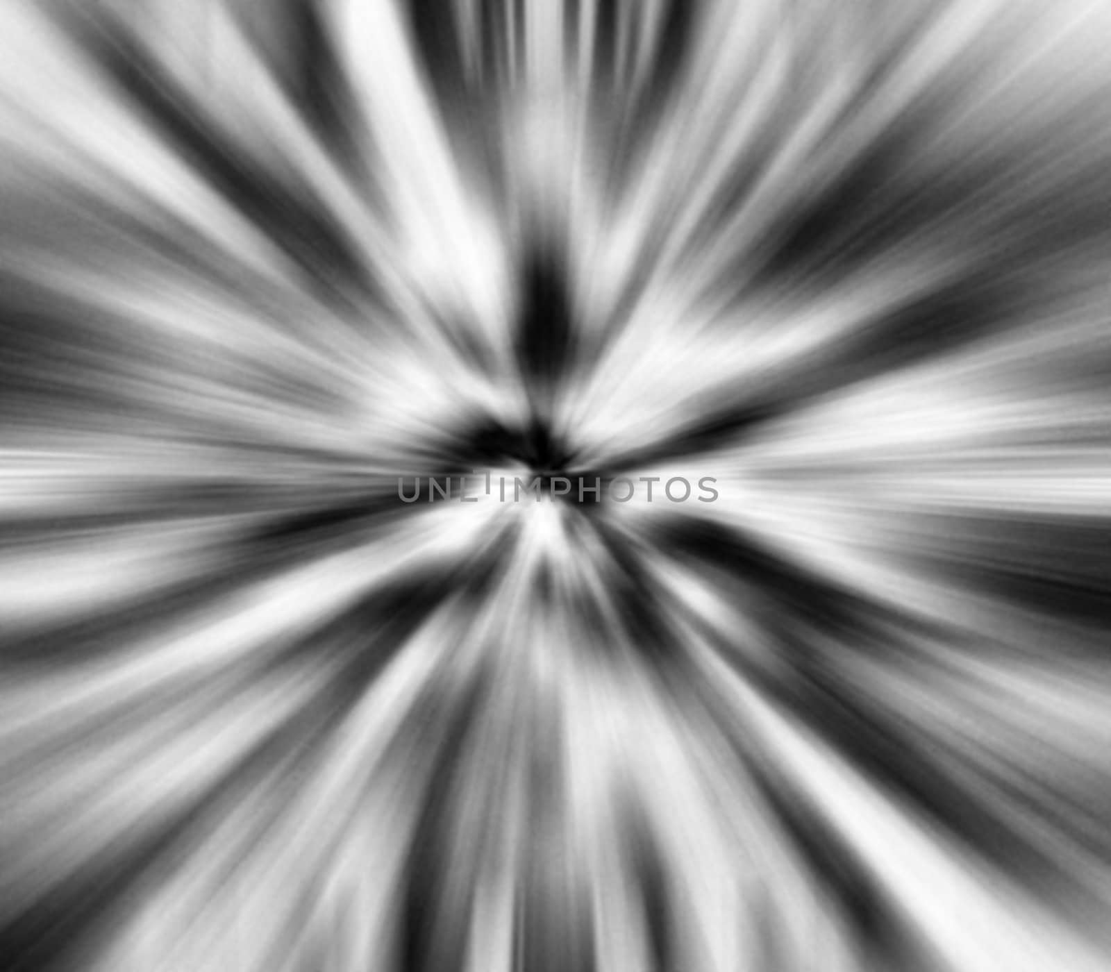 a 3d zoom blur into an endless vortex