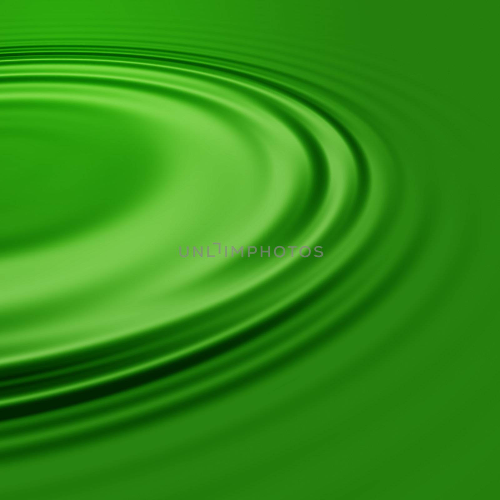 A pool of green liquid.