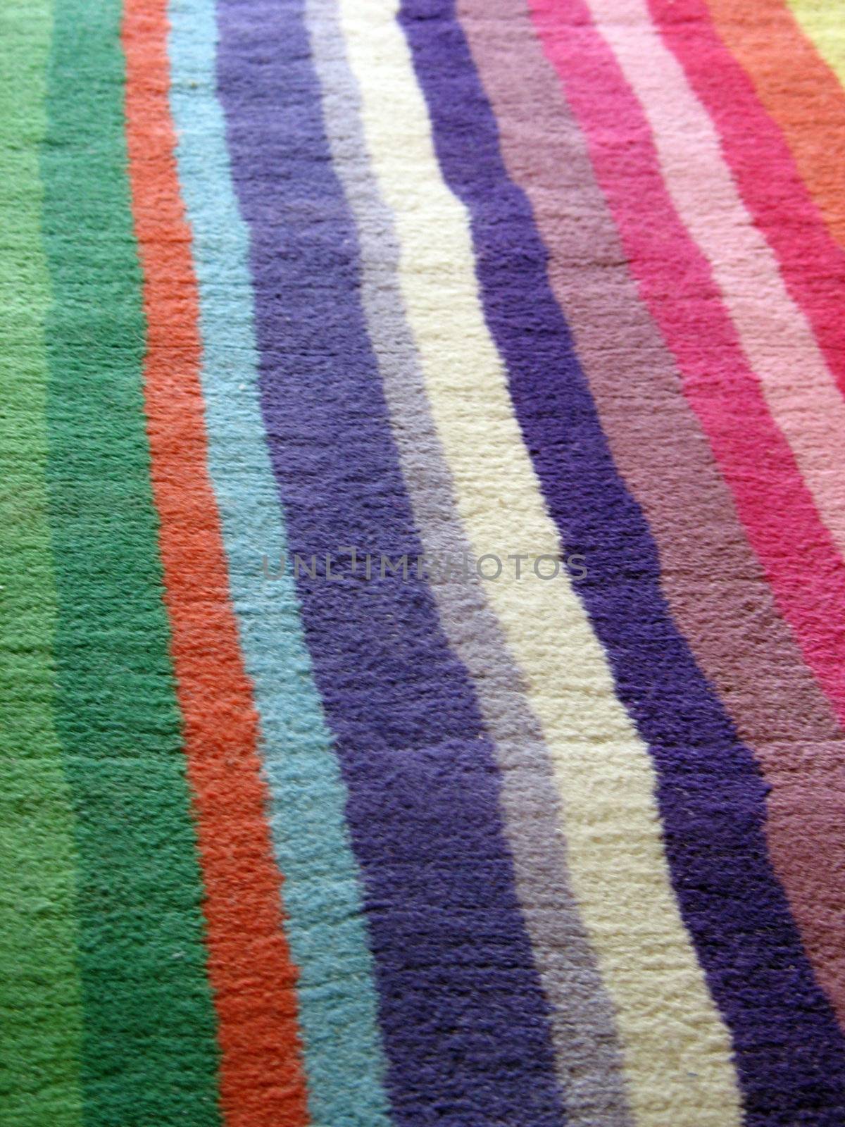 a really colorful carpet