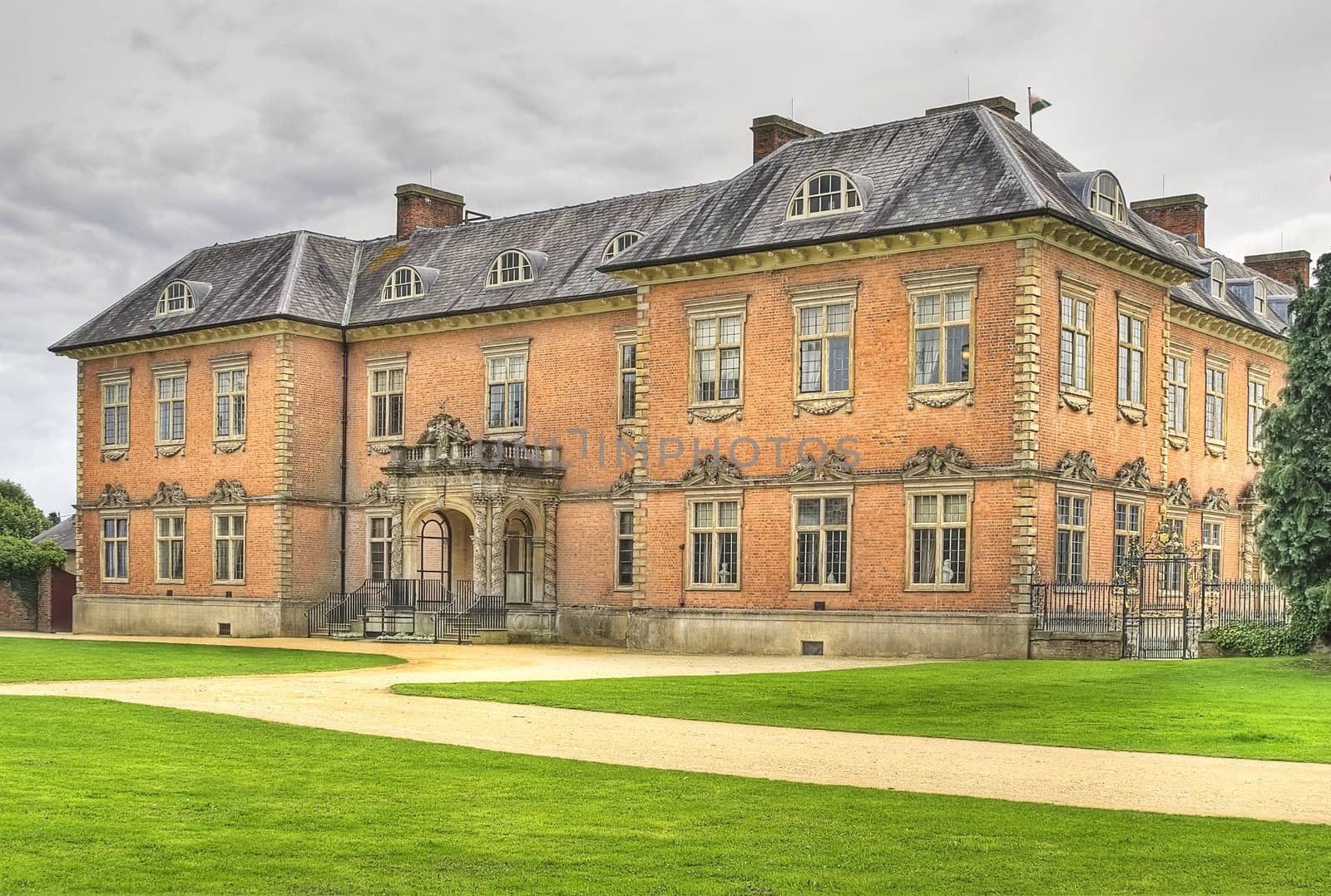 An HDR image of seventeenth century stately home Tredegar Hous