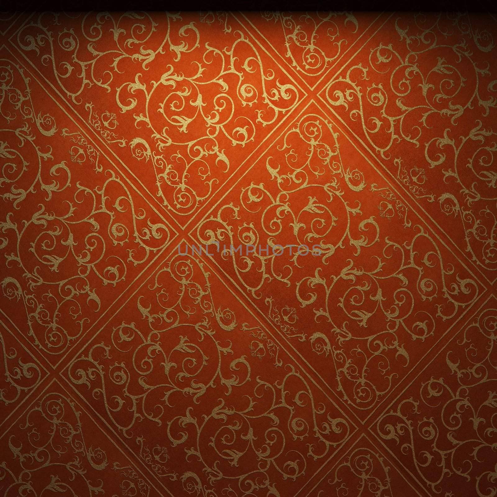 illuminated fabric wallpaper made in 3D