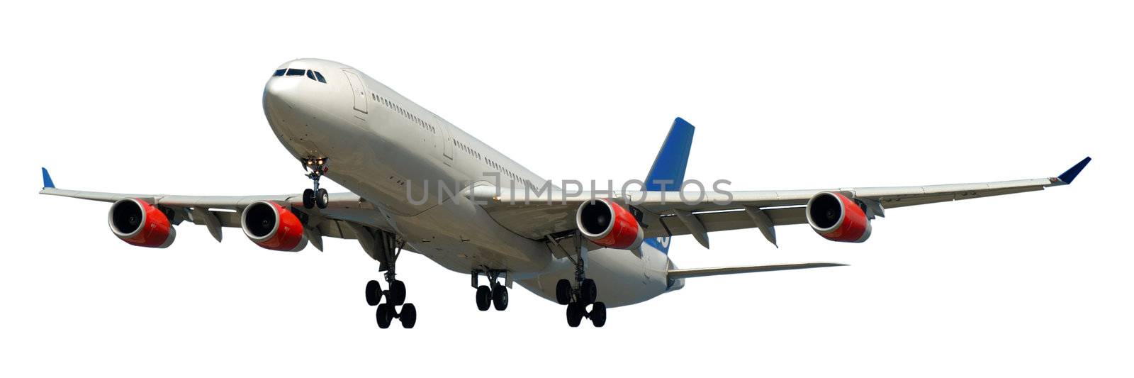 Airliner on a clean white background. 1:3