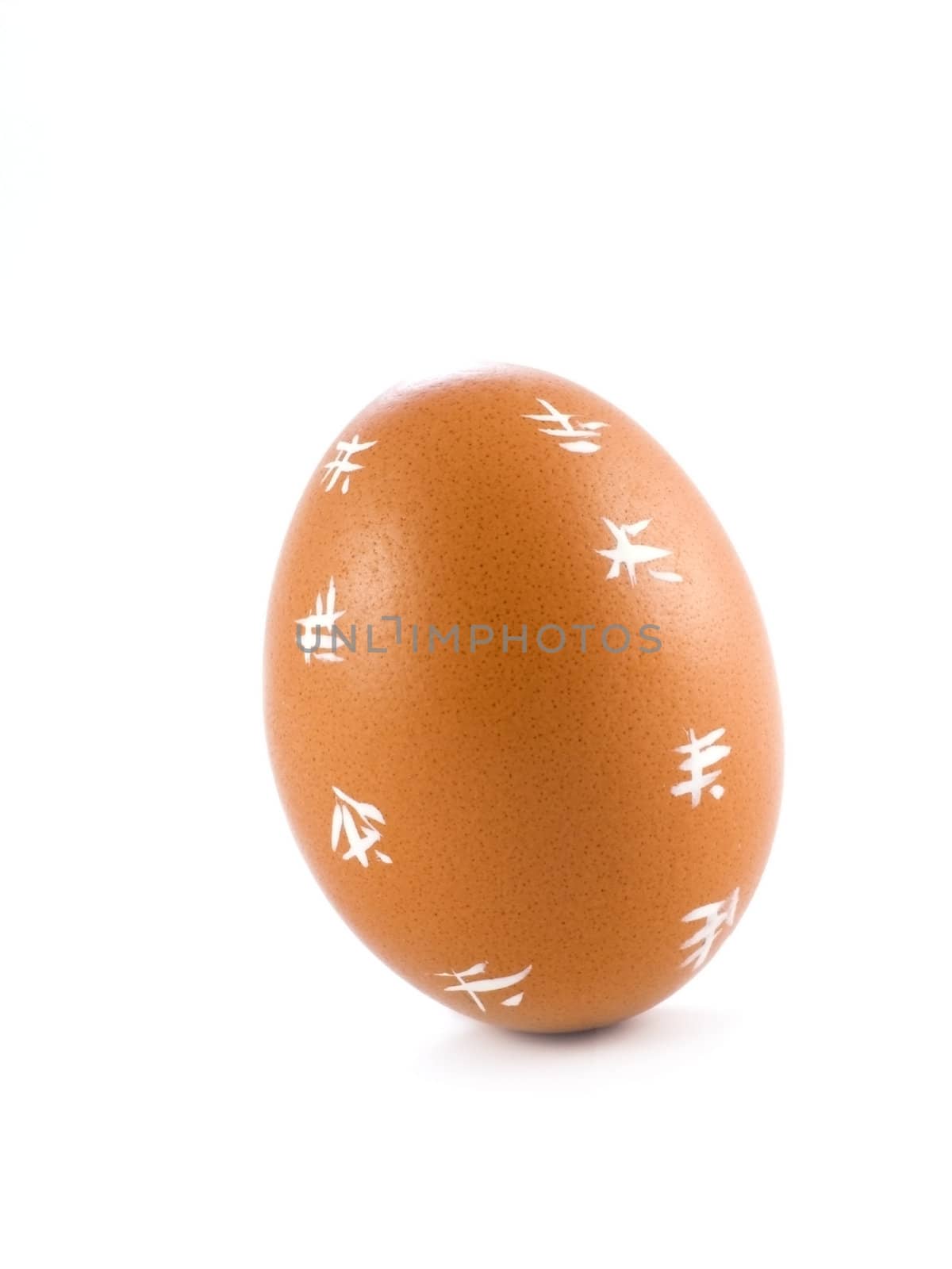 Easter Eggs isolated on a white background