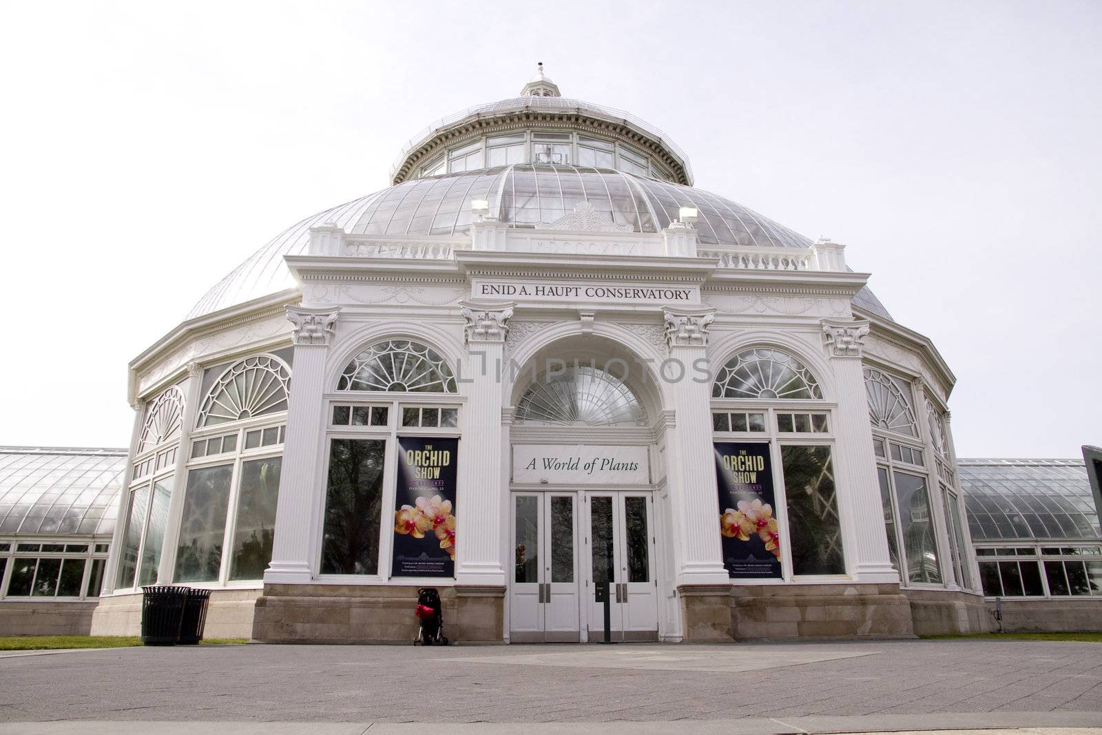 Bronx, NY - March 9, 2011: The Orchid Show at the Enid Conservatory at the New York Botanical Garden in the Bronx