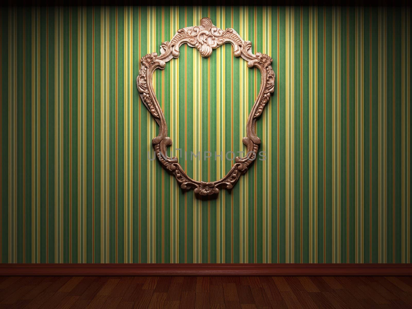 illuminated fabric wall and frame made in 3D
