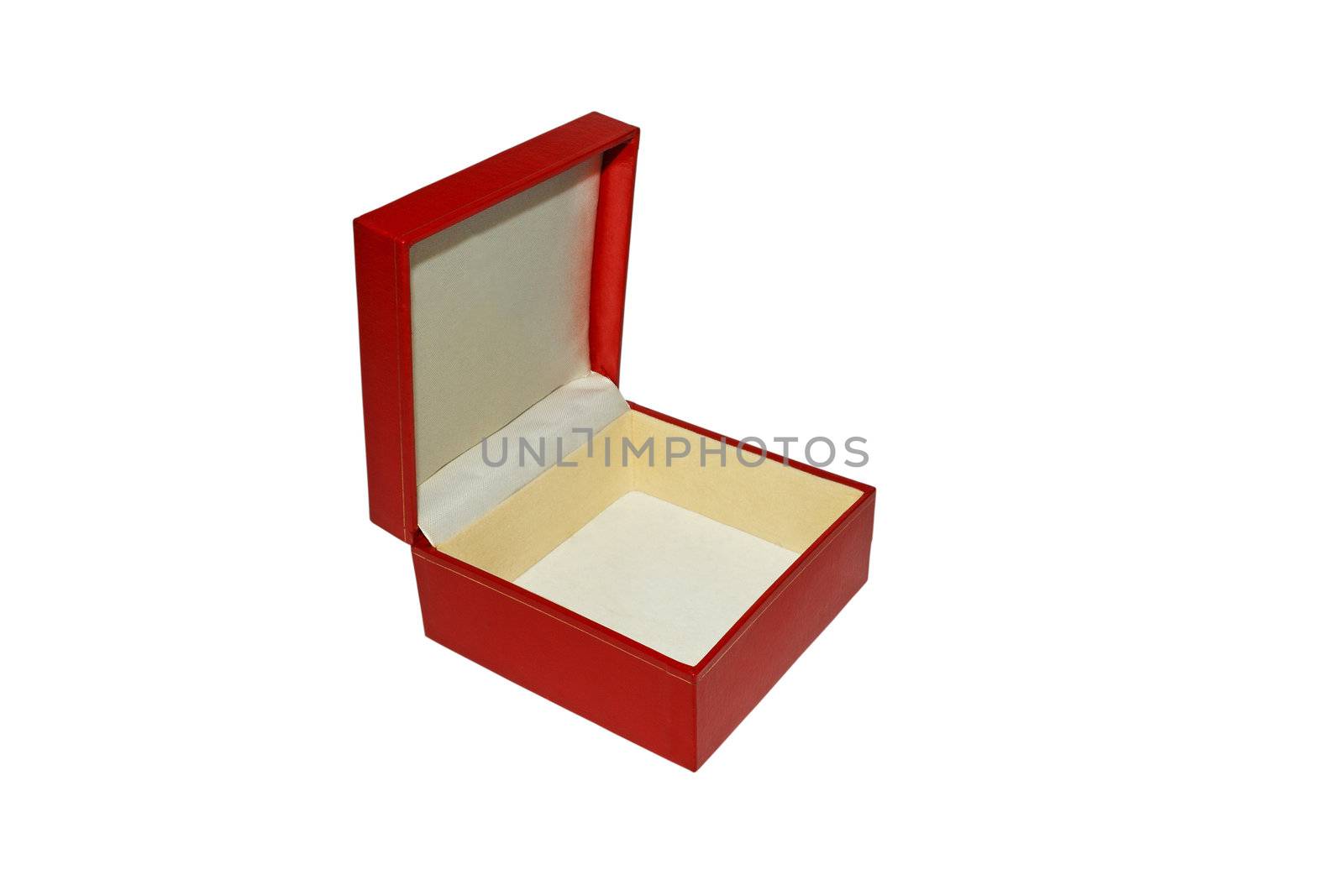 Open gift box. Isolated on white background.