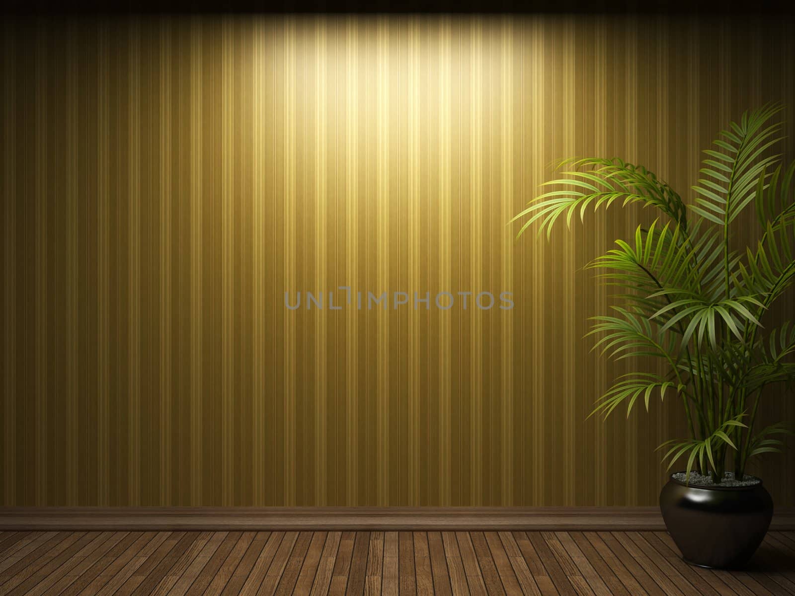 illuminated fabric wallpaper by icetray