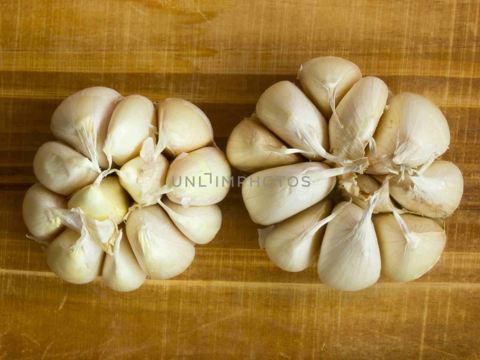 close up of cloves of garlic