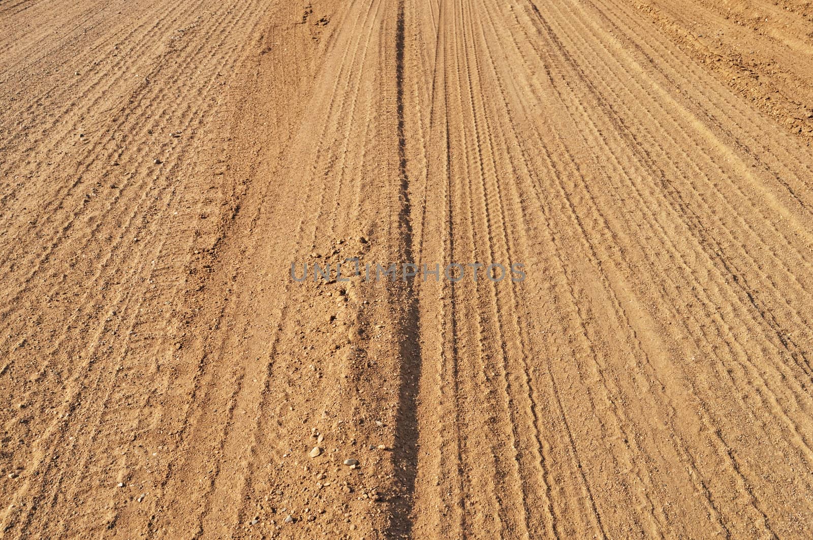 Close up of country sand road background