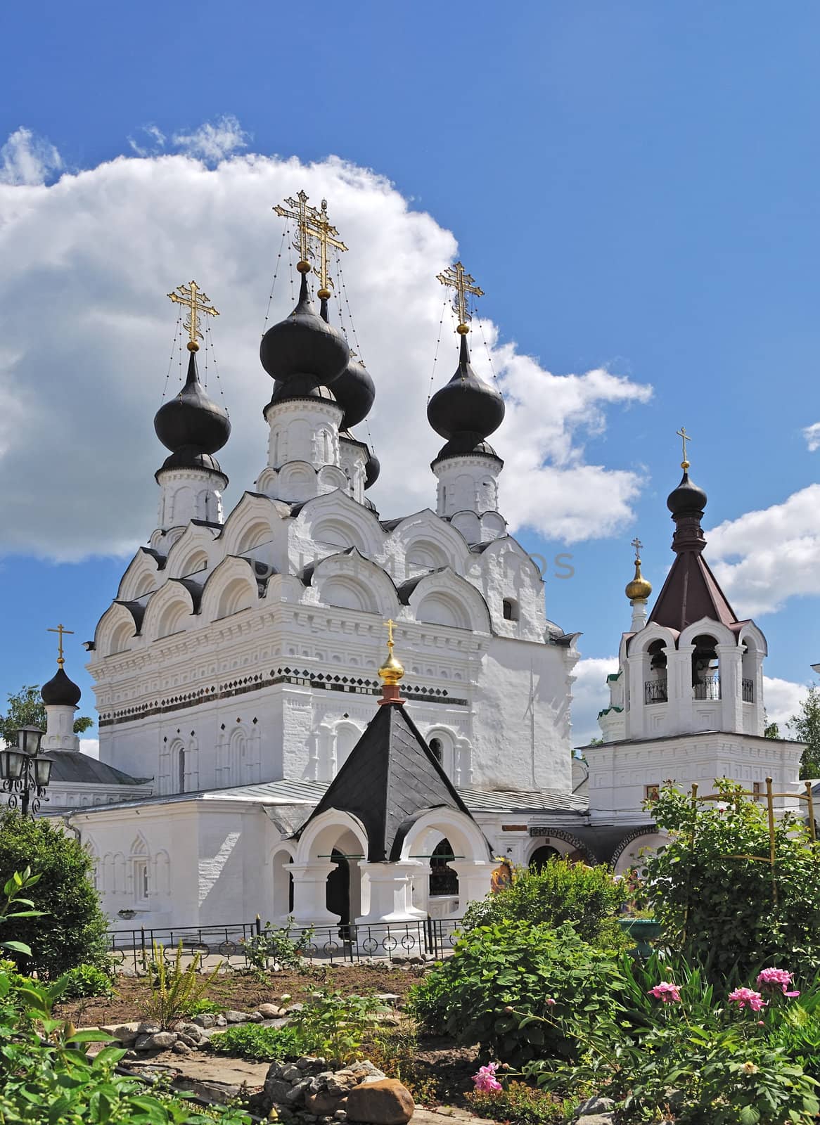 Trinity cathedral (1643) in Holy Trinity Monastery of Murom city, Vladimir region, Russia