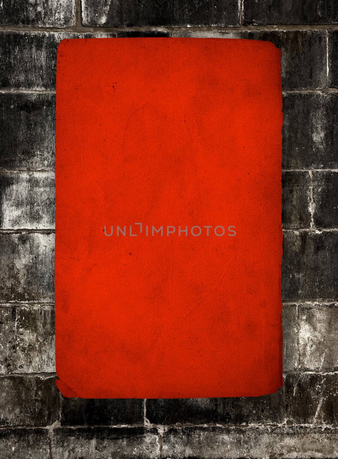 Red grunge background by Iko