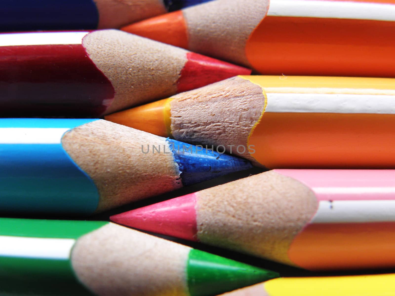 Crayon photographed in an interesting way.