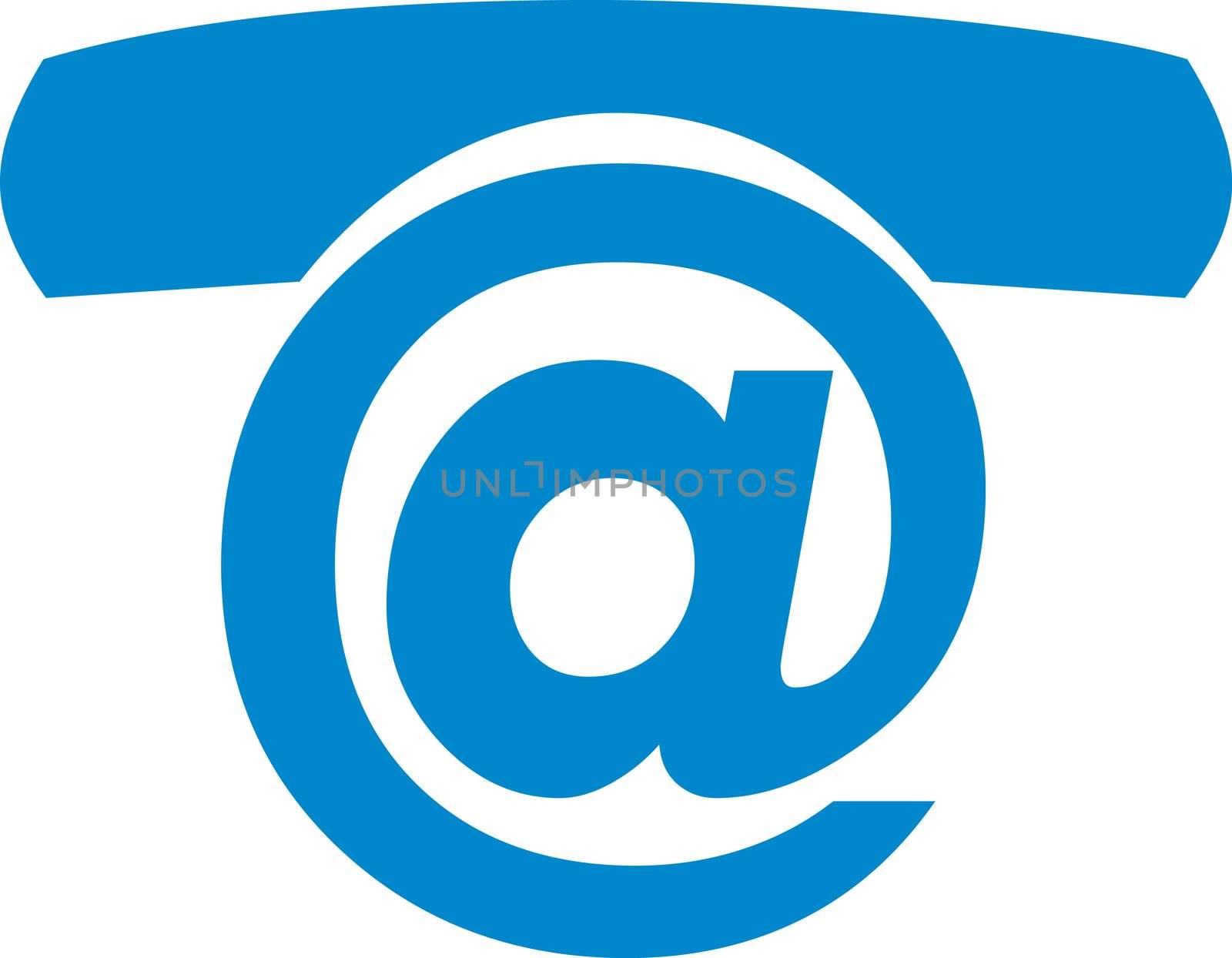 Abstract vector illustration of e-mail