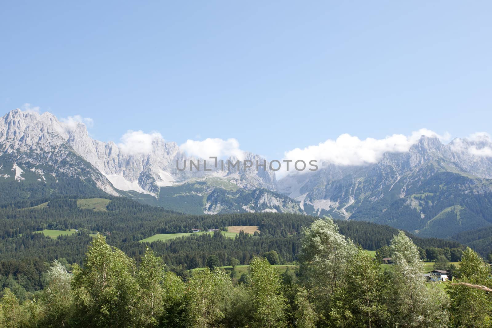 A beautiful landscape in the Austria Alps