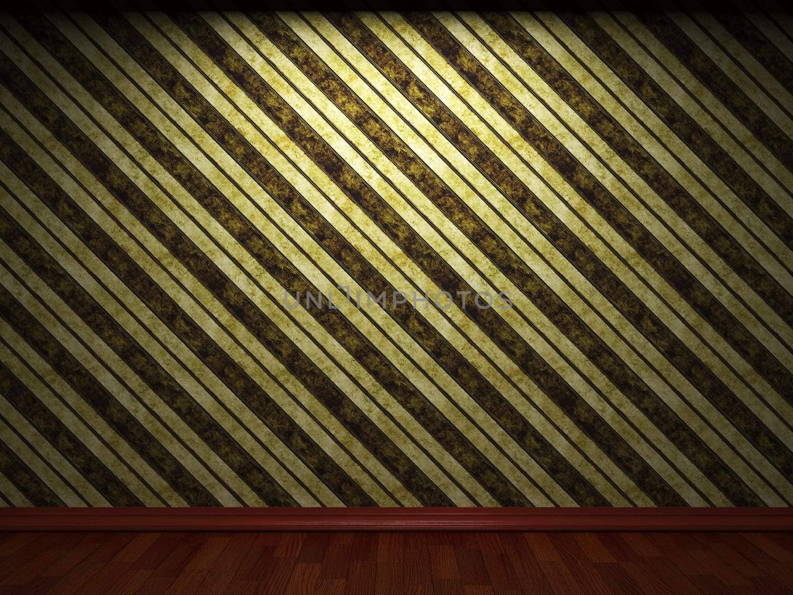 illuminated fabric wallpaper by icetray