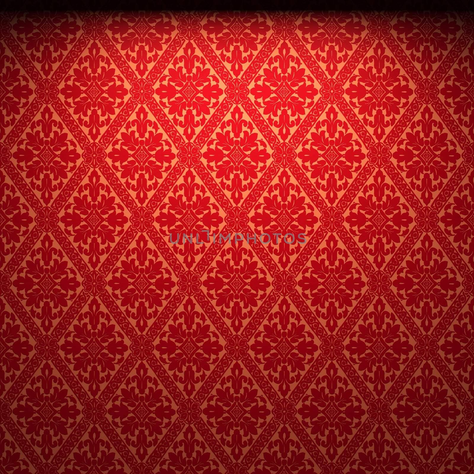 illuminated fabric wallpaper made in 3D