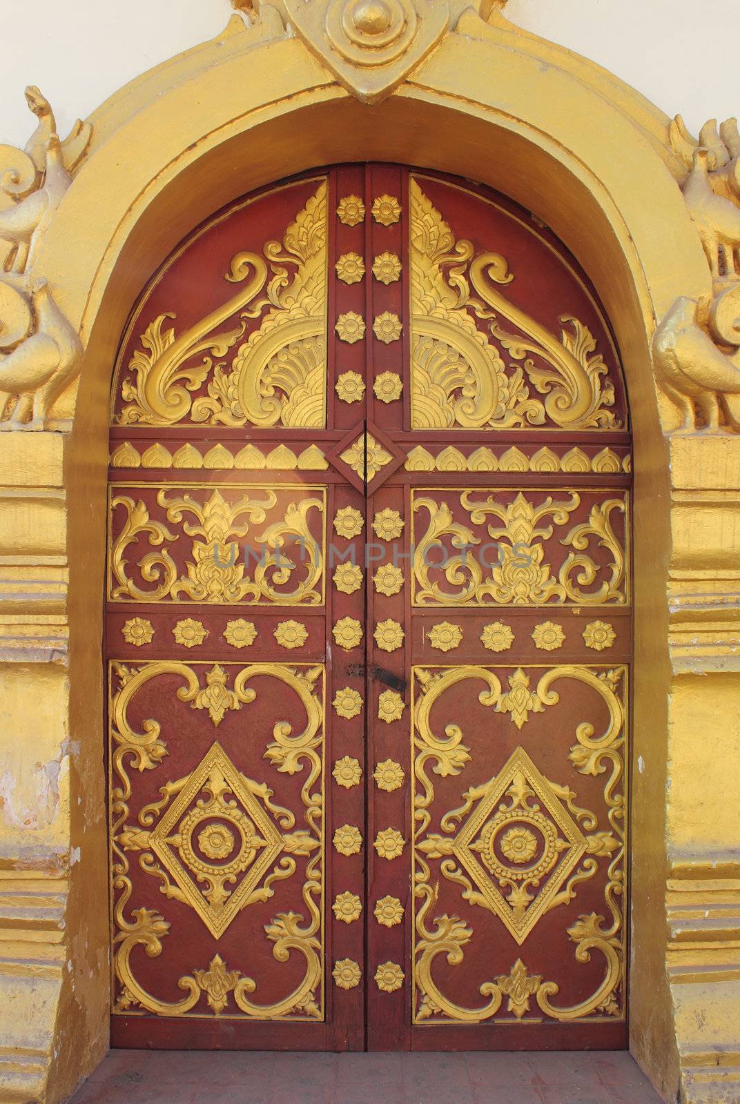 Buddhist temple door by olovedog