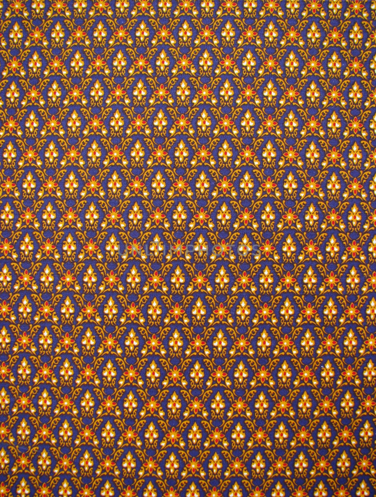 Beautiful traditional fabric Thai design