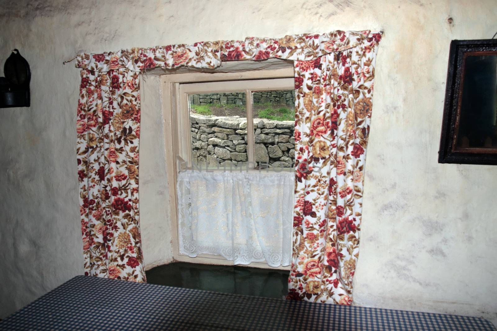 a generic old historic irish room in an old cottage